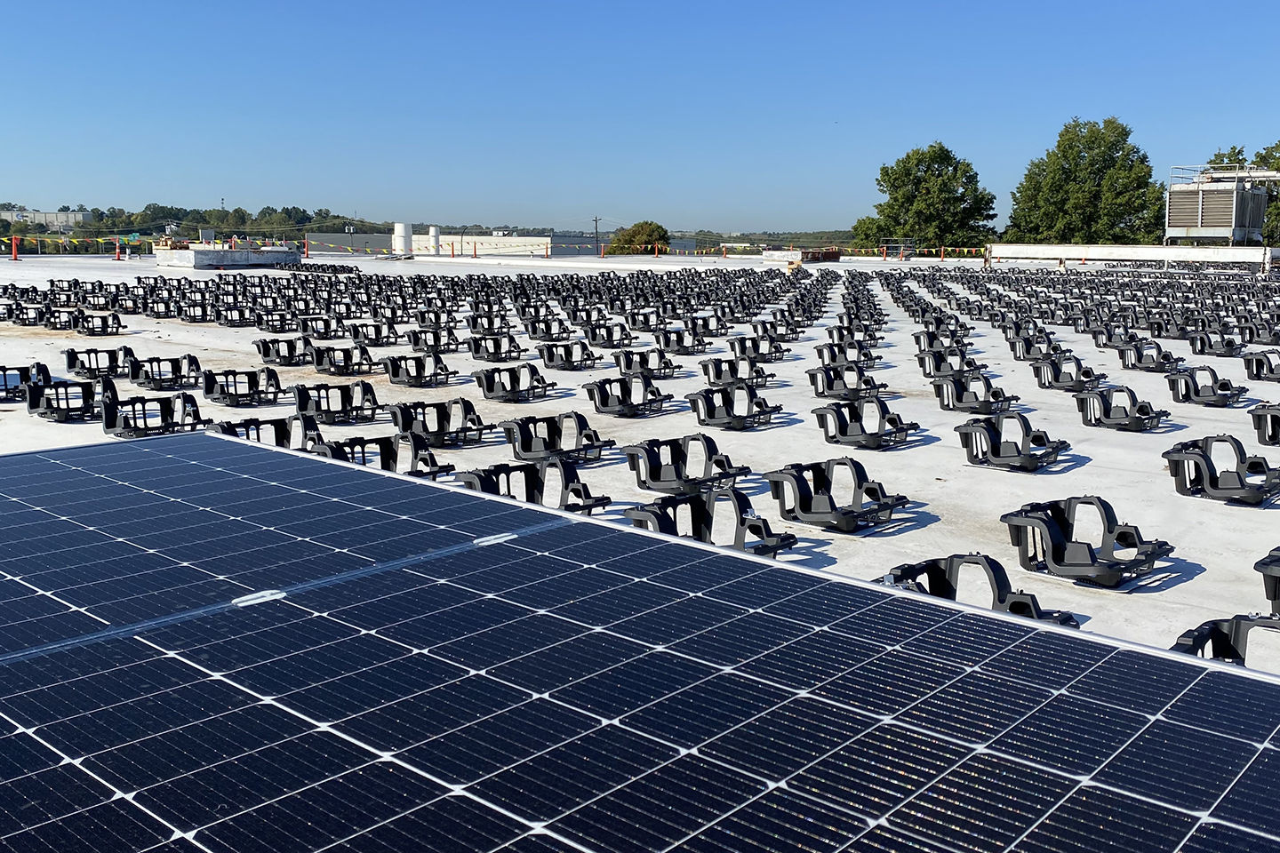 Solar Panel Installation on Roof Top